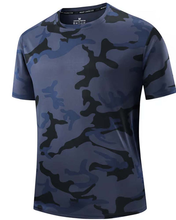 T-Shirt Camo Kort Ärm Herr
