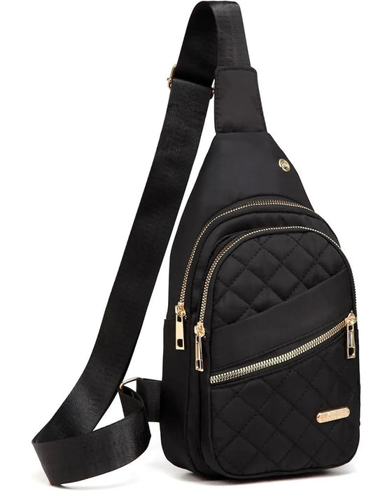 Crossbody Liten Sling Ryggsäck Sling Väska För Kvinnor Män