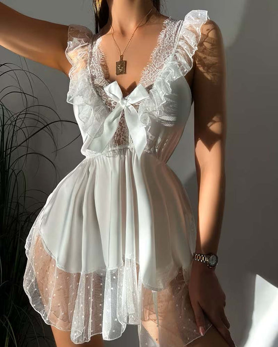 Lingerie Spetskant Ryggfri Spagettiband