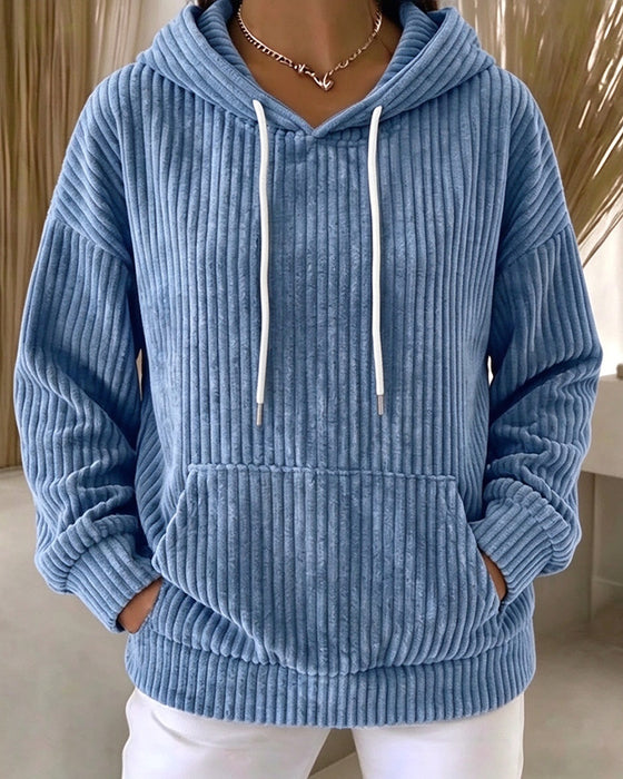 Hoodie Solid Dragsko Casual