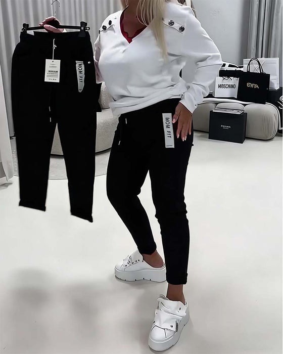 Byxor Modell Stretch Dragkedja