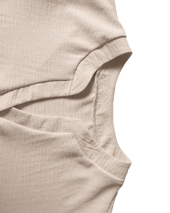 Blus Liten V‑Hals Volang