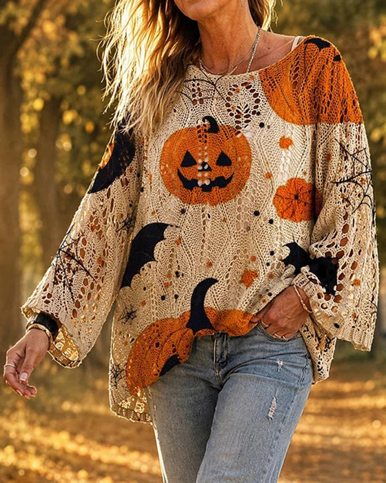 Pullover Rund Hals Urklipp