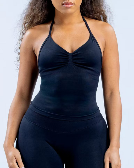 Cami Top Inbyggd BH Halter