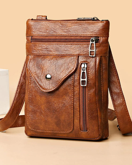 Dam Elegant Vintage Crossbody Axelväska