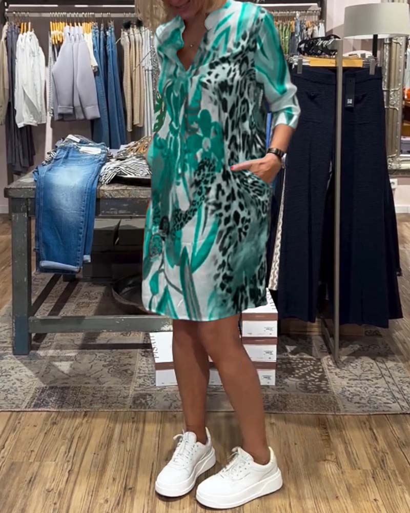 Klänning i vardagsfärg för kvinnor