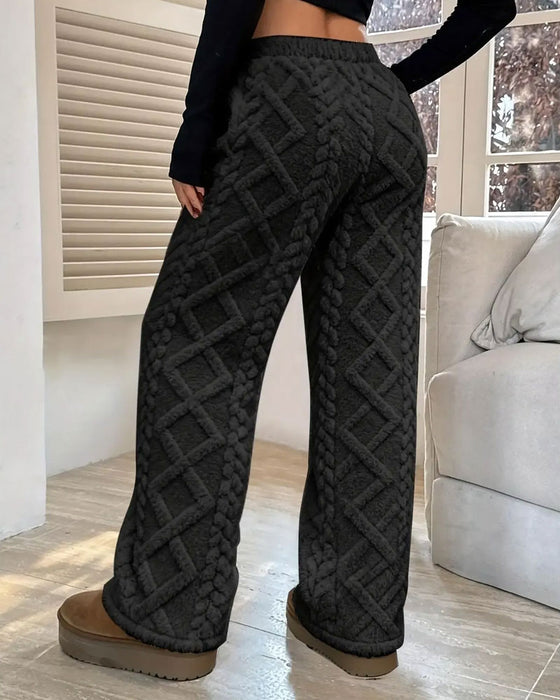 Byxor Elastisk Midja Dragsko Mode