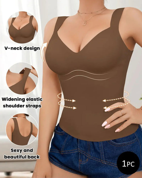 Linne Shapewear Bred Rem V-Hals
