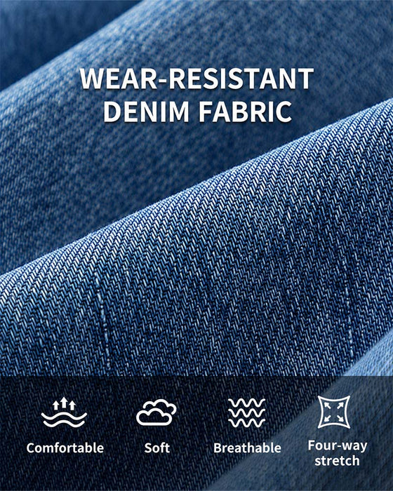 Byxor Elastisk Midja Denim Vida Ben