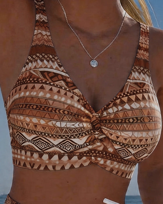 Bikini Geometrisk Tvådelad