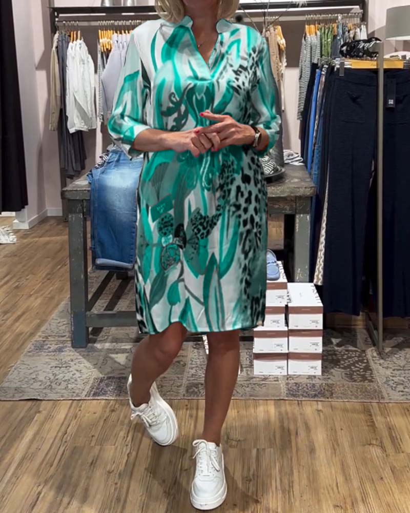 Klänning i vardagsfärg för kvinnor