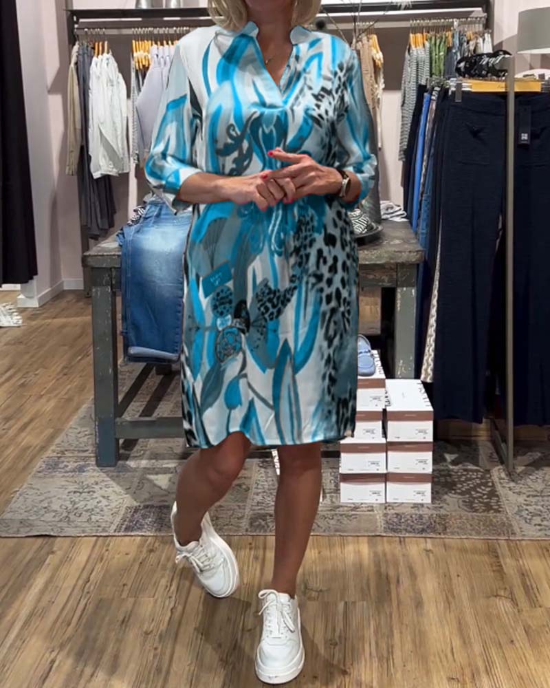 Klänning i vardagsfärg för kvinnor