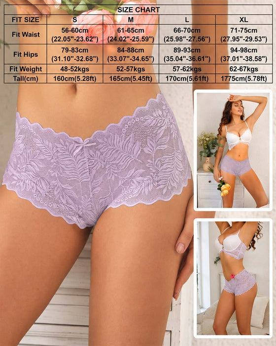 Dam 8-Pack Sexiga V-Midja Spetsstringtrosor