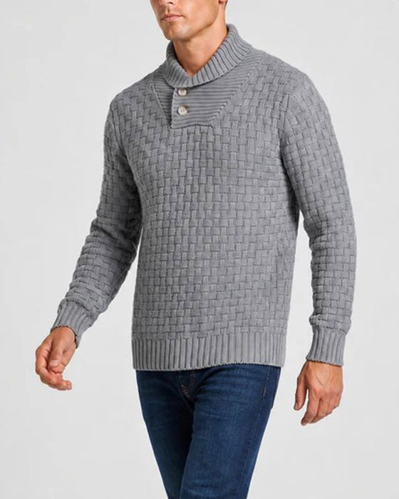 Pullover Herr Rutig Avslappnad