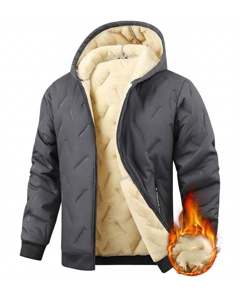 Kappa Med Huva Fleece Fodrad
