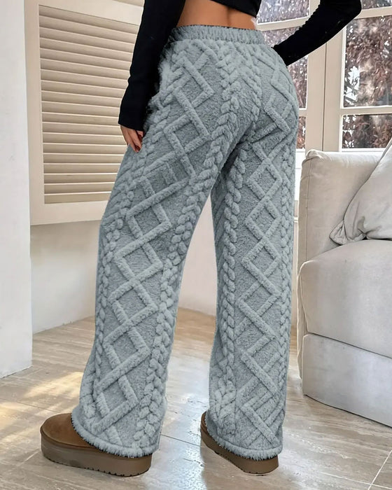 Byxor Elastisk Midja Dragsko Mode