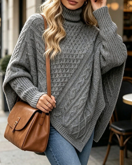 Tröja Oregelbunden Enfärgad Pullover