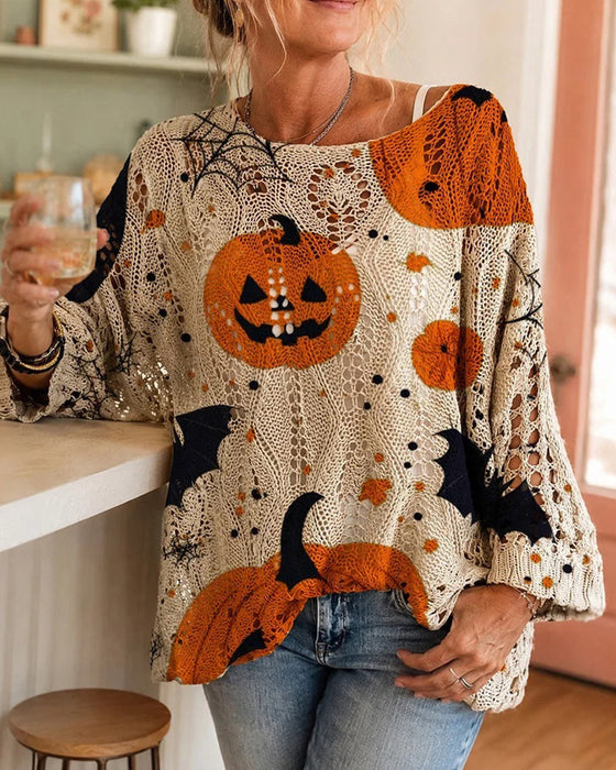 Pullover Rund Hals Urklipp