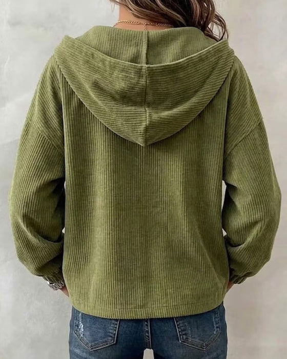Kappa Casual Huvtröja Knapp Ficka