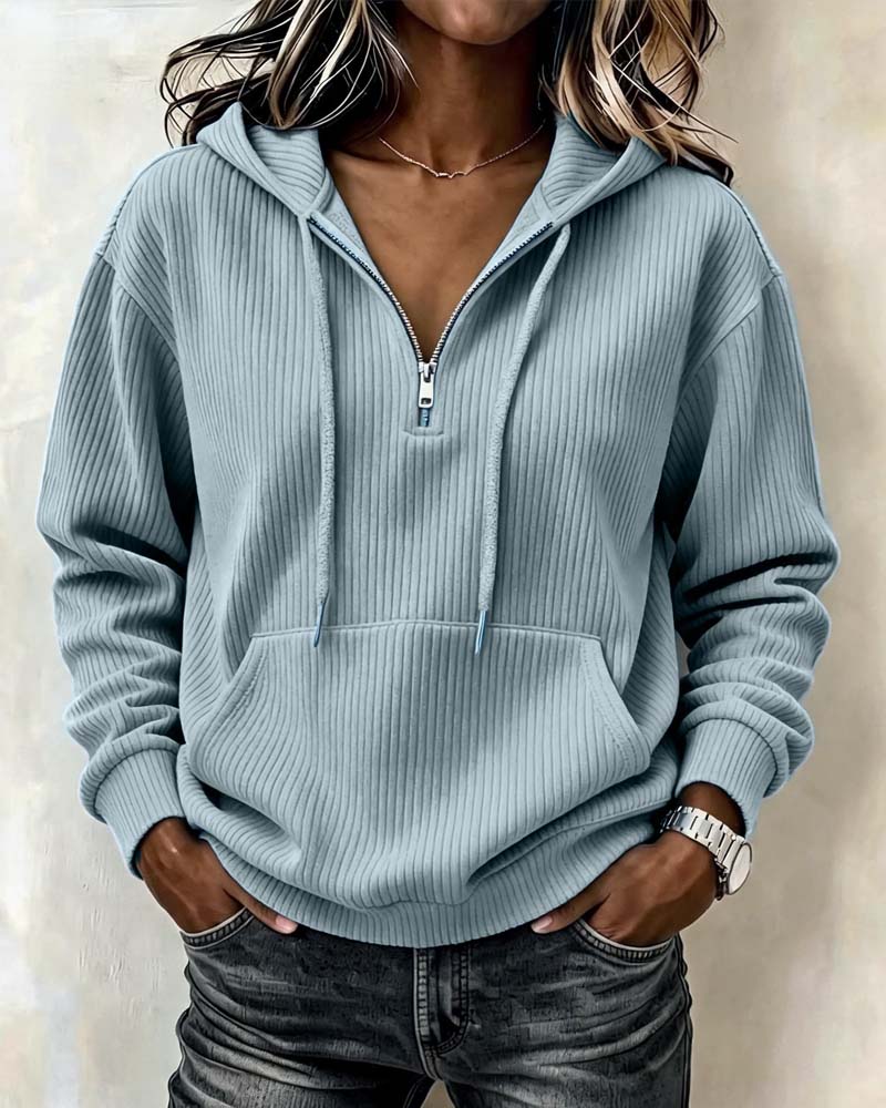 Hoodie Mode Lång Ärm