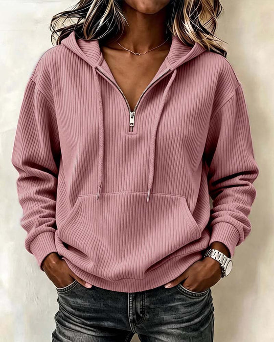Hoodie Mode Lång Ärm