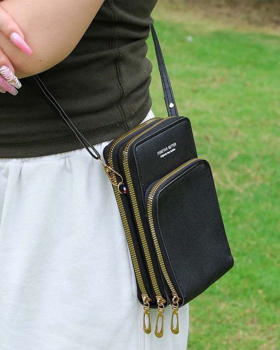 Enfärgad Mode Crossbody Telefonväska