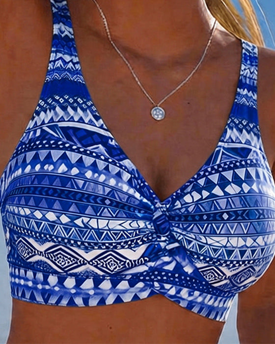 Bikini Geometrisk Tvådelad