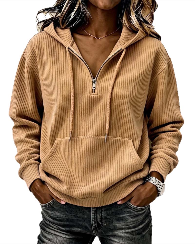 Hoodie Mode Lång Ärm