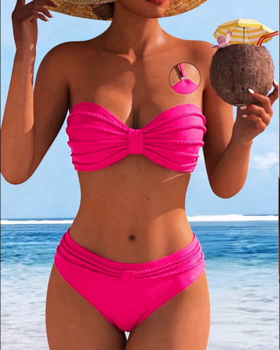 Bikini Enfärgad Halsband
