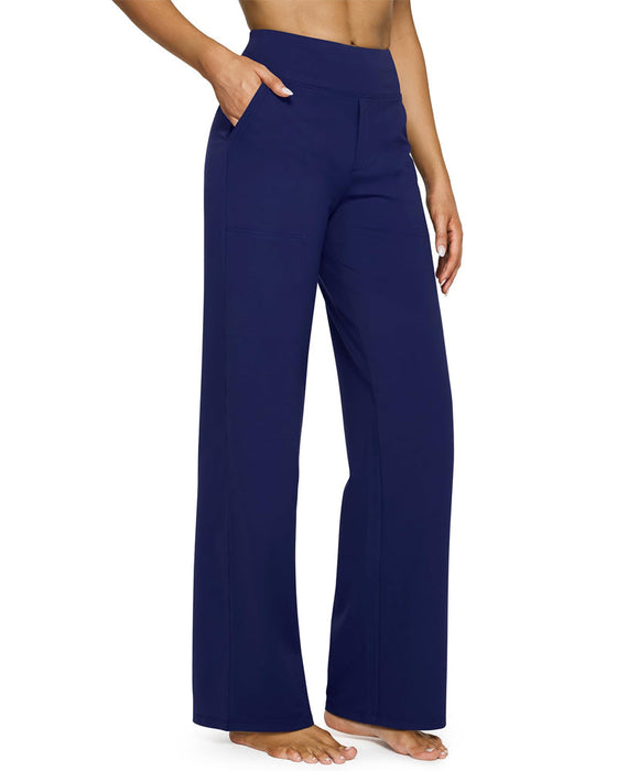 Byxor Dam Högmidjade Stretch Casual Yoga Vida Ben