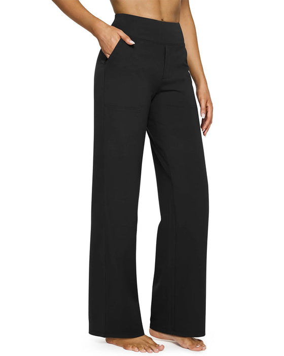 Byxor Dam Högmidjade Stretch Casual Yoga Vida Ben