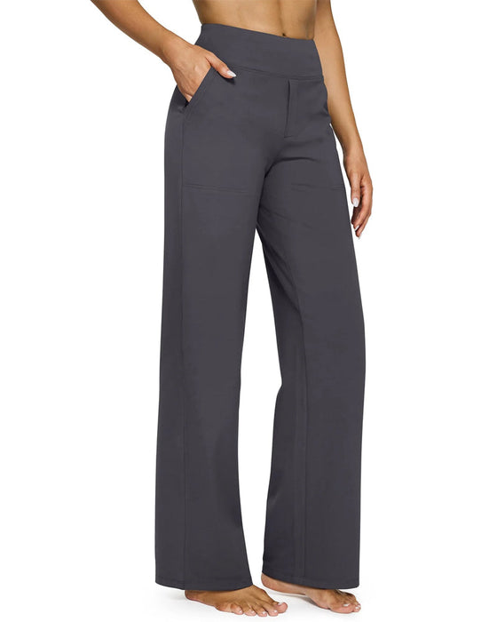 Byxor Dam Högmidjade Stretch Casual Yoga Vida Ben