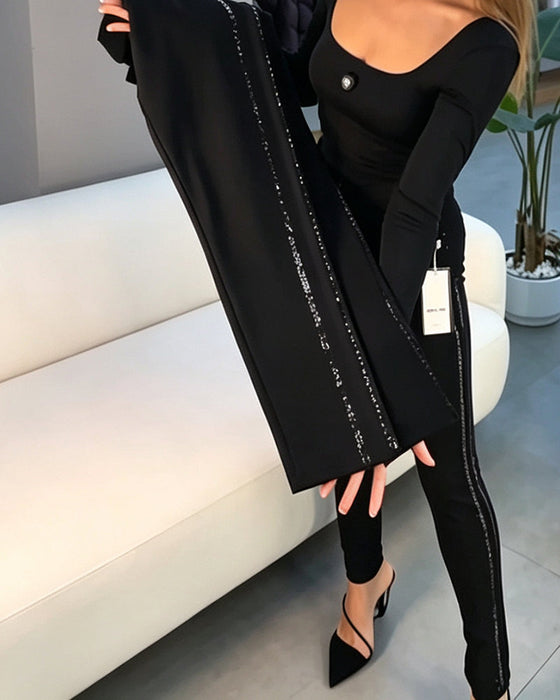 Pennbyxor Fin Skimrande Slim Fit Stretch