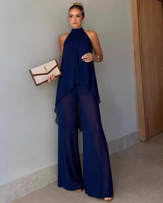 Set Casual Asymmetrisk Ärmlös