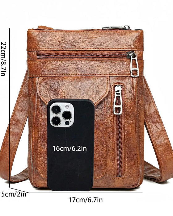 Dam Elegant Vintage Crossbody Axelväska
