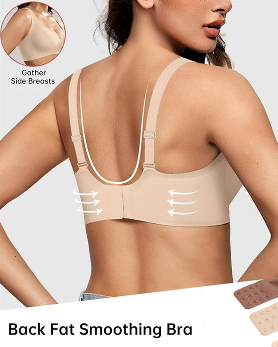 Sömlös Push-Up Bh Utan Bygel Med Hög Komfort