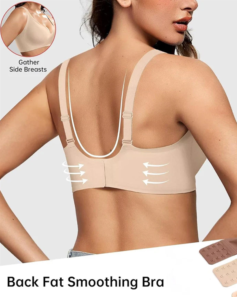 Sömlös Push-Up Bh Utan Bygel Med Hög Komfort