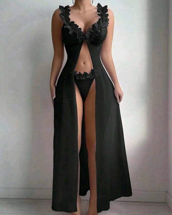 Lingerie Blomsterhängslen Genomskinlig