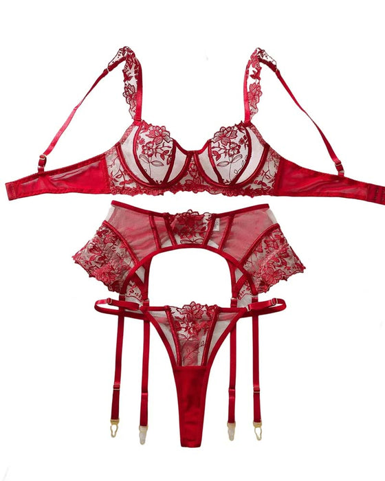 Stränghållare Lingerie Set 3 Delar