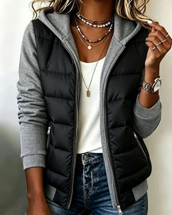 Kappa Med Huva Fleece Varm