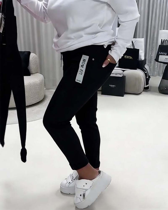 Byxor Modell Stretch Dragkedja