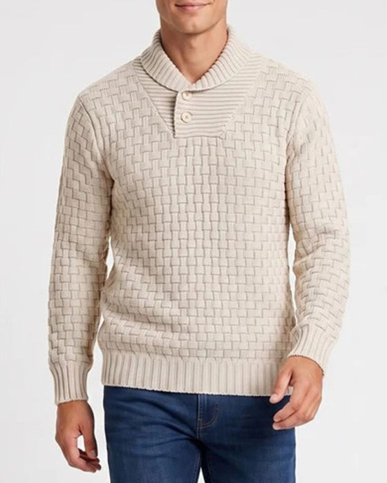Pullover Herr Rutig Avslappnad