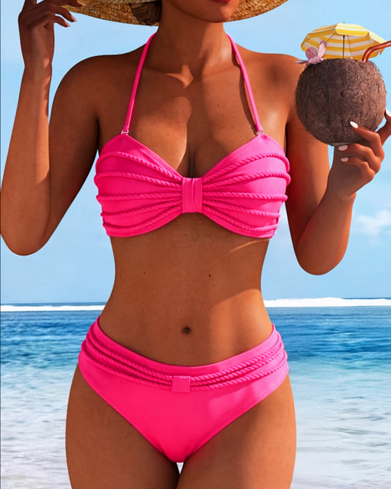 Bikini Enfärgad Halsband