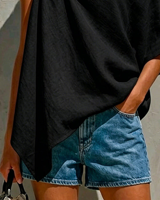 Blusar Enaxel Knut Asymmetrisk