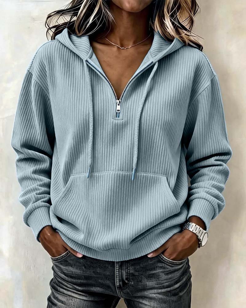Hoodie Mode Lång Ärm