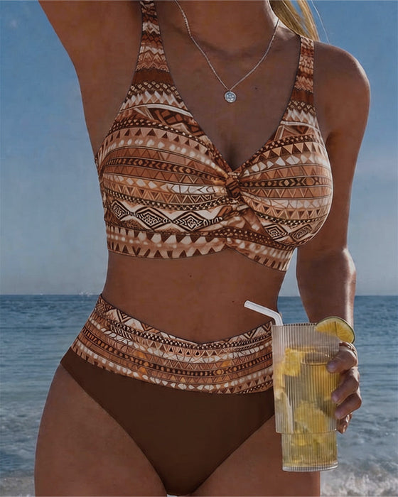 Bikini Geometrisk Tvådelad