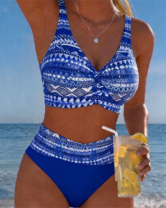 Bikini Geometrisk Tvådelad