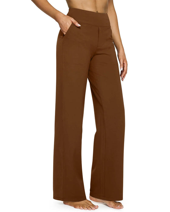 Byxor Dam Högmidjade Stretch Casual Yoga Vida Ben