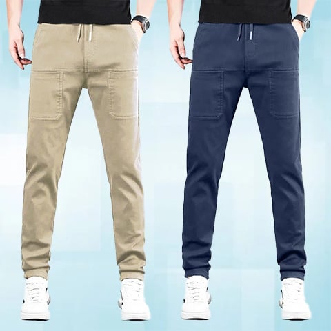 Multipants – Högstretchiga Cargobyxor Med Flera Fickor Och Hög Hållbarhet