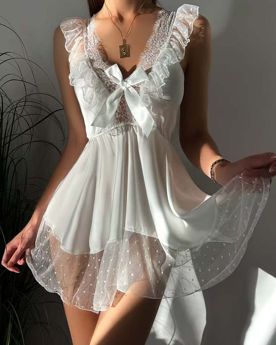 Lingerie Spetskant Ryggfri Spagettiband